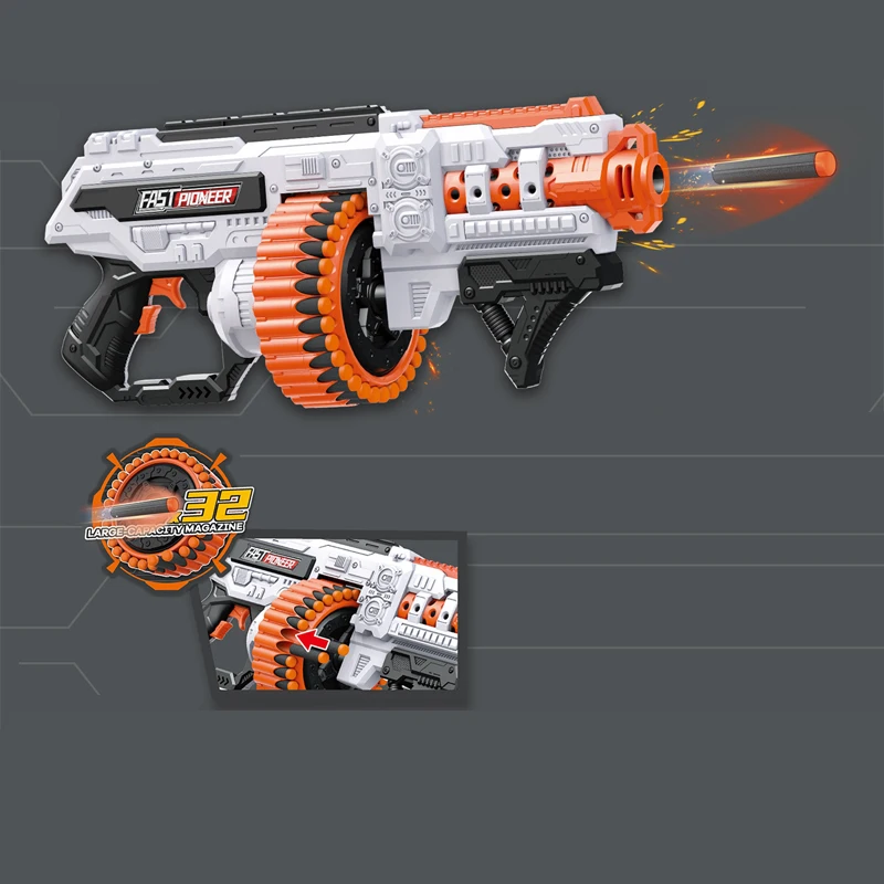 Пластиковый пистолет-пуля