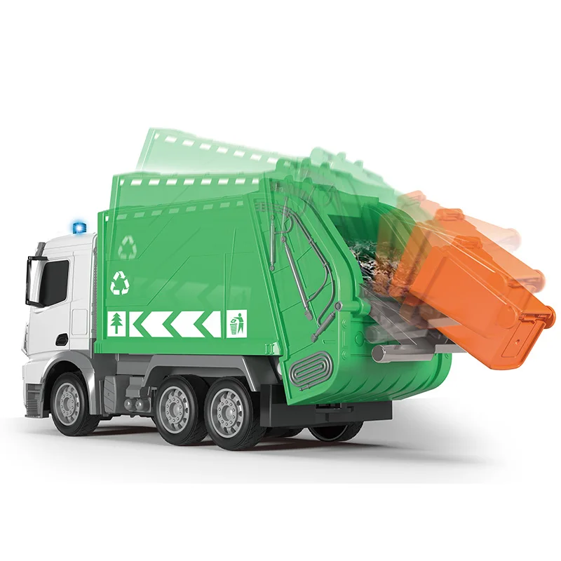 Remote Control Garbage Rc Truck Electric Recycling Toys Set With Trash 