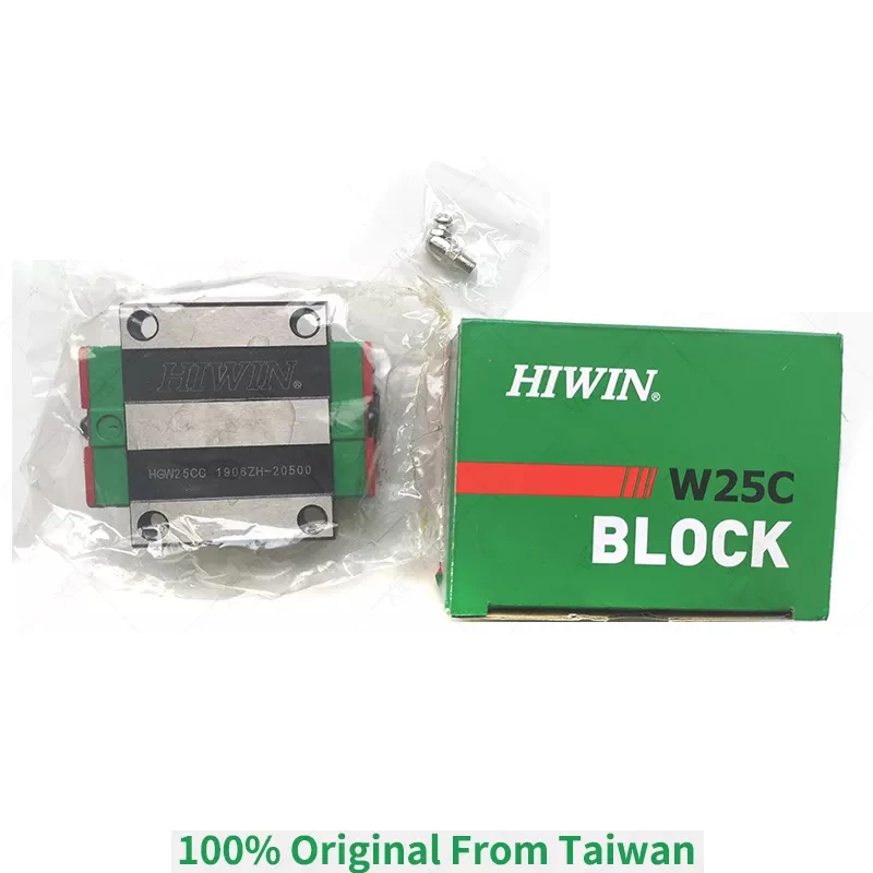 Hiwin Original Linear Guide Rail HGW15 HGW15CC HGW20 HGW20CC HGW25 HGW25CC Linear Motion Block Linear Guide