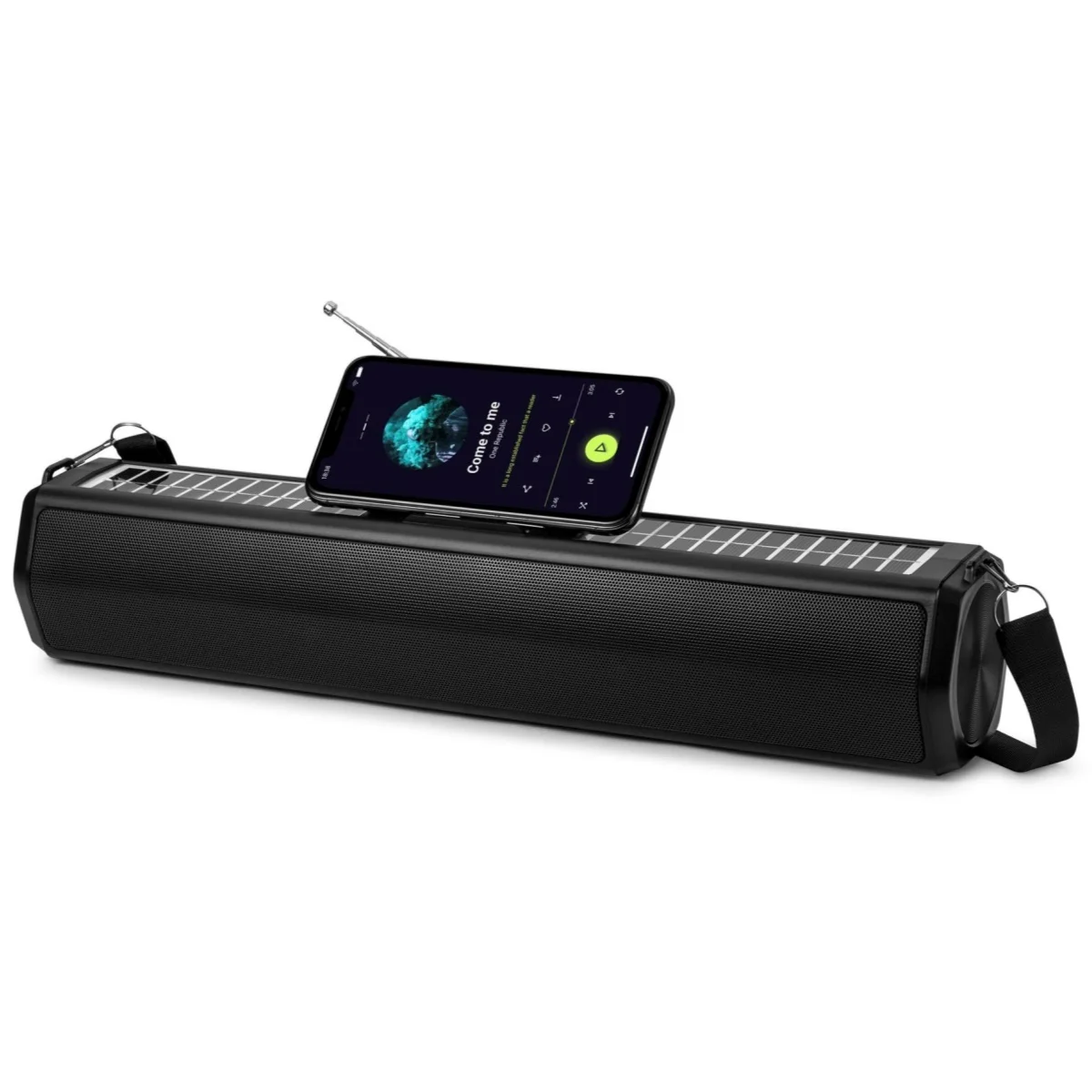 Portable Wireless Speaker - Solar Powered with FM Radio