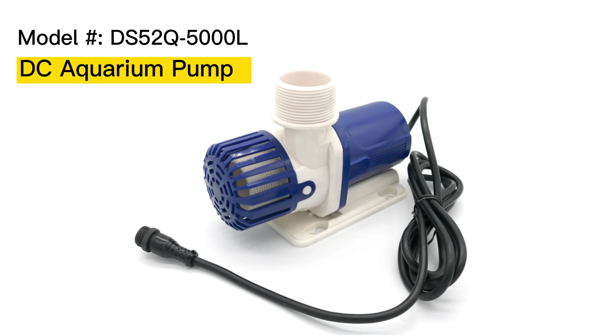 24v 30005000l/h 35m 3575w Bldc Frequency Submersible Fish Pond Water
