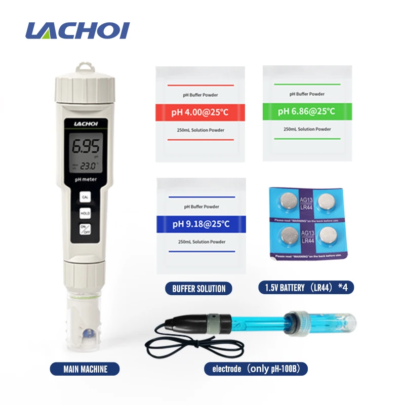 PHmetro Digitale Per Alimenti E Liquidi | Tester Professionale Con Calibrazione ATC E Display LCD