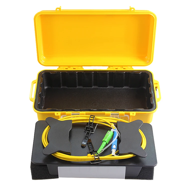 Fiber Optic Coil SC APC to SC APC SM OS2 G652D Pulse Suppressor OTDR Launch Cable Box 500M 1KM 2KM