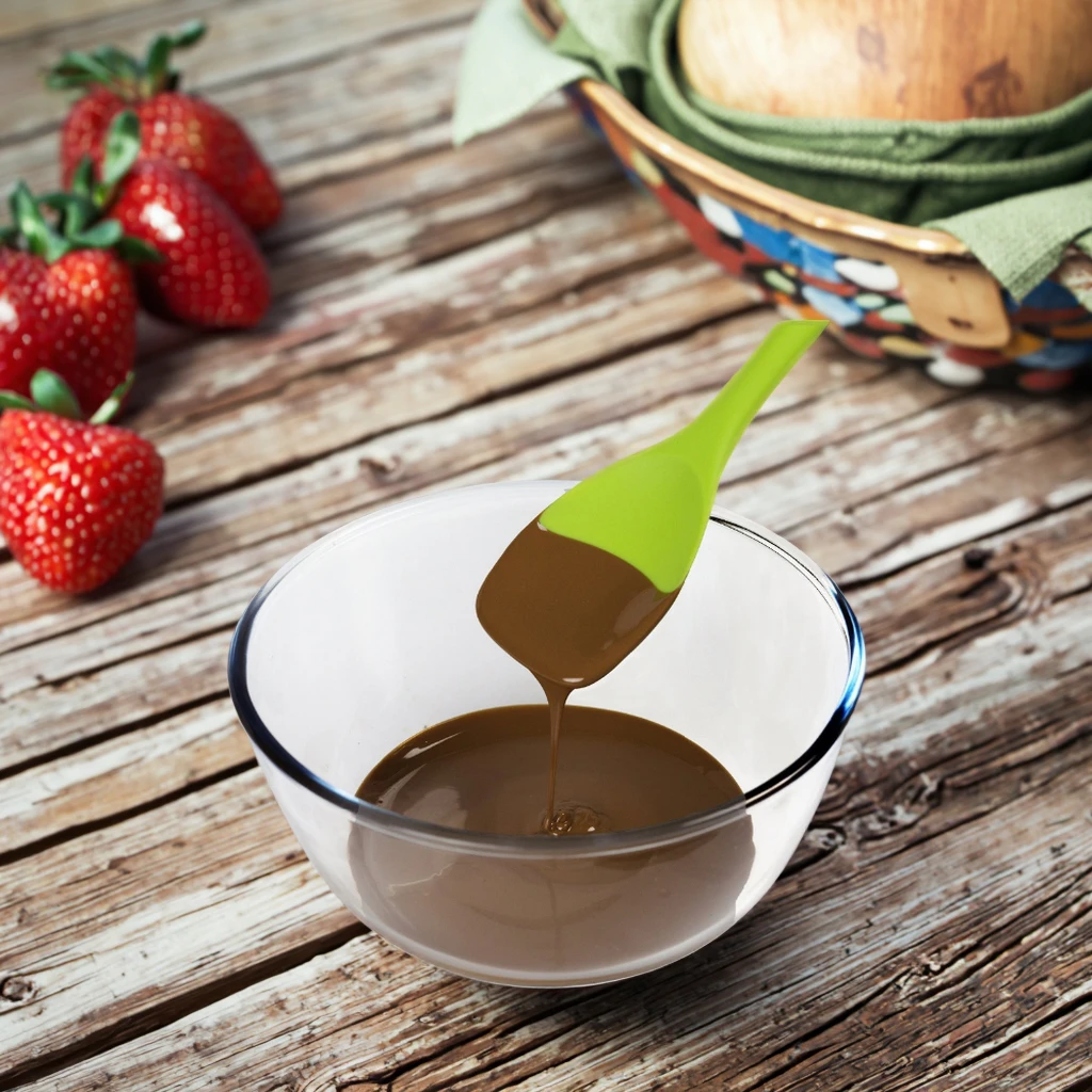 Utensil Set Spoonula / Spatula & 1 Ladle - Heat Resistant Kitchen Utensils USSE 6-piece Silicone - 2 Spoons, 2 Turners, 1