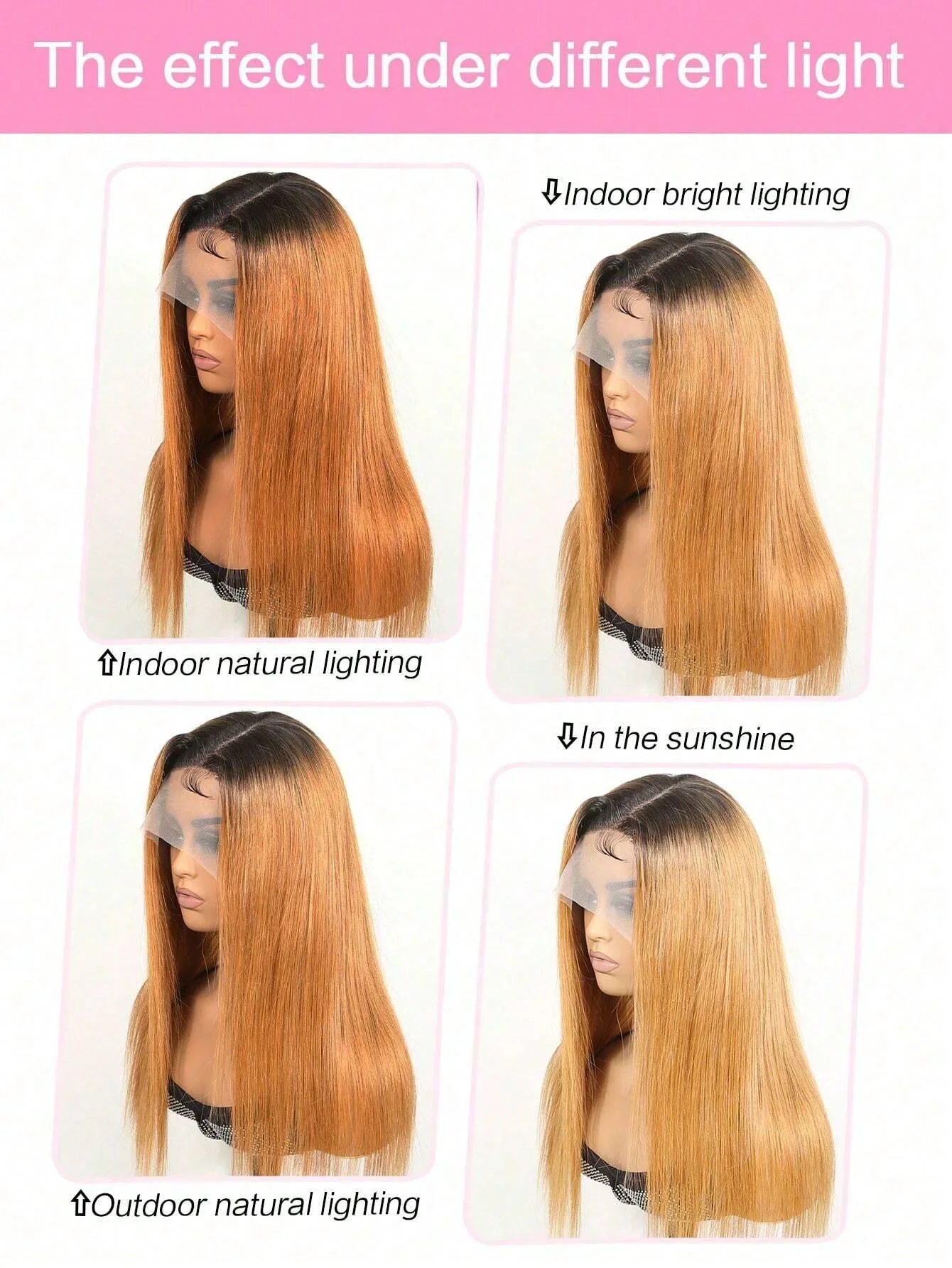 T1B/30 taisni ombre mežģīņu parūkas 13x1 5x1 T daļa Brazīlijas 250% frontālie cilvēka mati sievietēm Remy mati_voghion.com