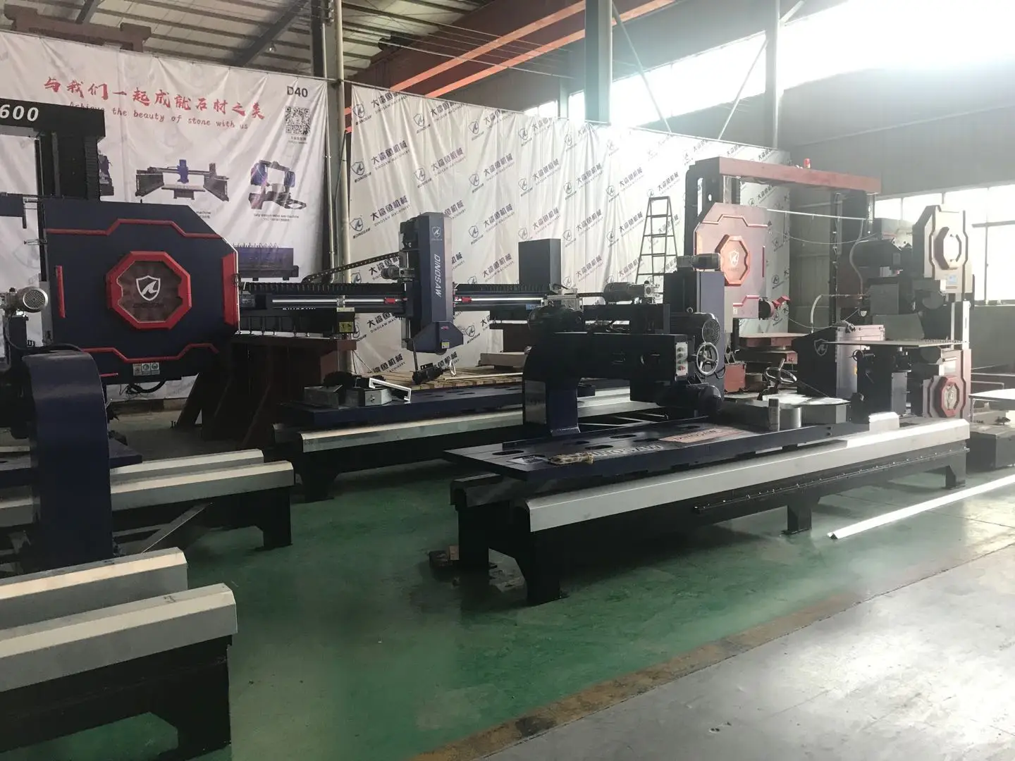 4 Axis Cnc Bridge Saw Machine Laser Stone Machinery Marble Cutting