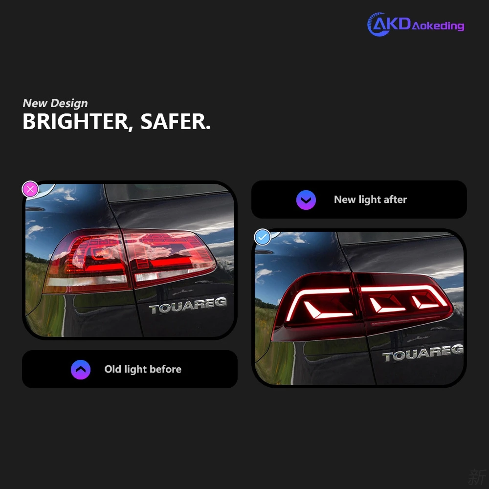 VW Touareg LED Tail Lights - Bright, Dynamic, Reliable