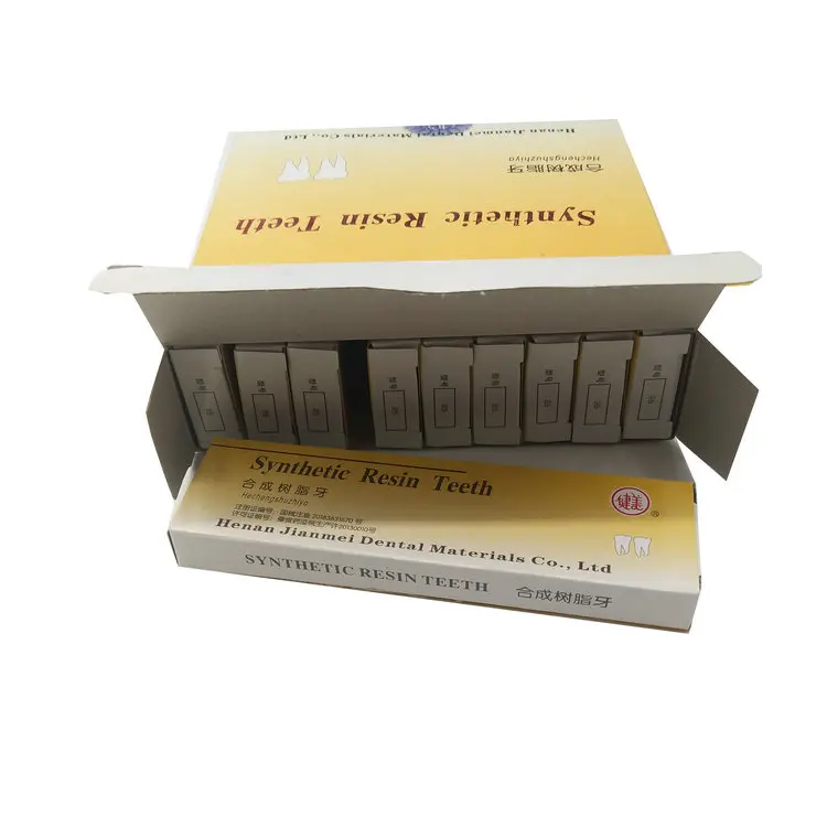 Многослойные Акриловые зубья из синтетической смолы по заводской