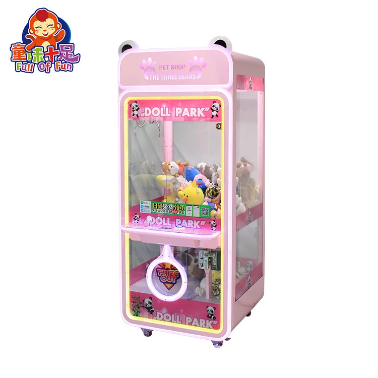 Panda Transparent Claw Machine Child Mini Crane Game Machine Toy Claw Crane Machines Can Be Customized