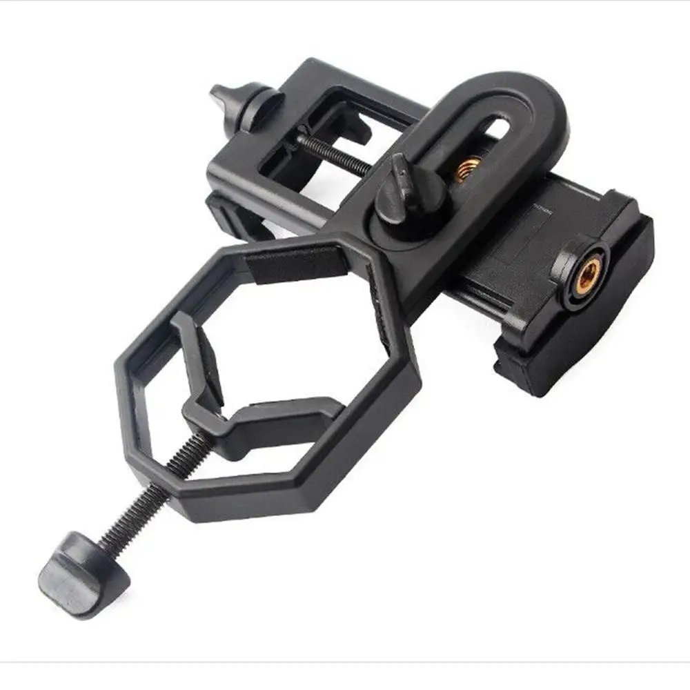 Universal Cell Phone Adjustable Adapter Mount Microscope Spotting Scope Telescope Clip Bracket Mobile Phone Holder
