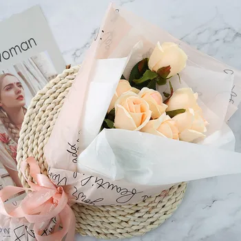 20sheets Bag 50*70cm Korean Fashionable eco friendly luxury papel para envolver flores gift flower wrapping paper