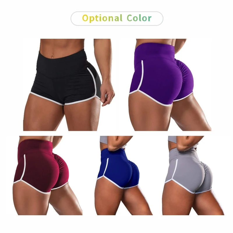 Custom Wholesale Plus Size Yoga Shorts Ladies Panties Sport Women