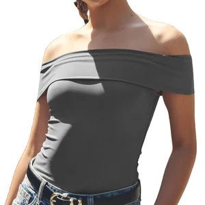 2026 Spring and Summer High-end Women's New Design One-  and Spicy Top Pure Desire Hottie T-shirt