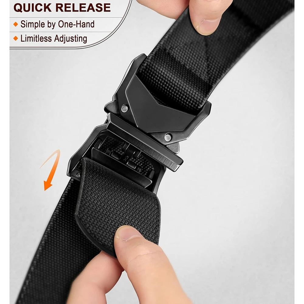 Adjustable Training Durable Stretch Rigger Work Belt Durable Heavy Duty Nylon Men Tactical Belt