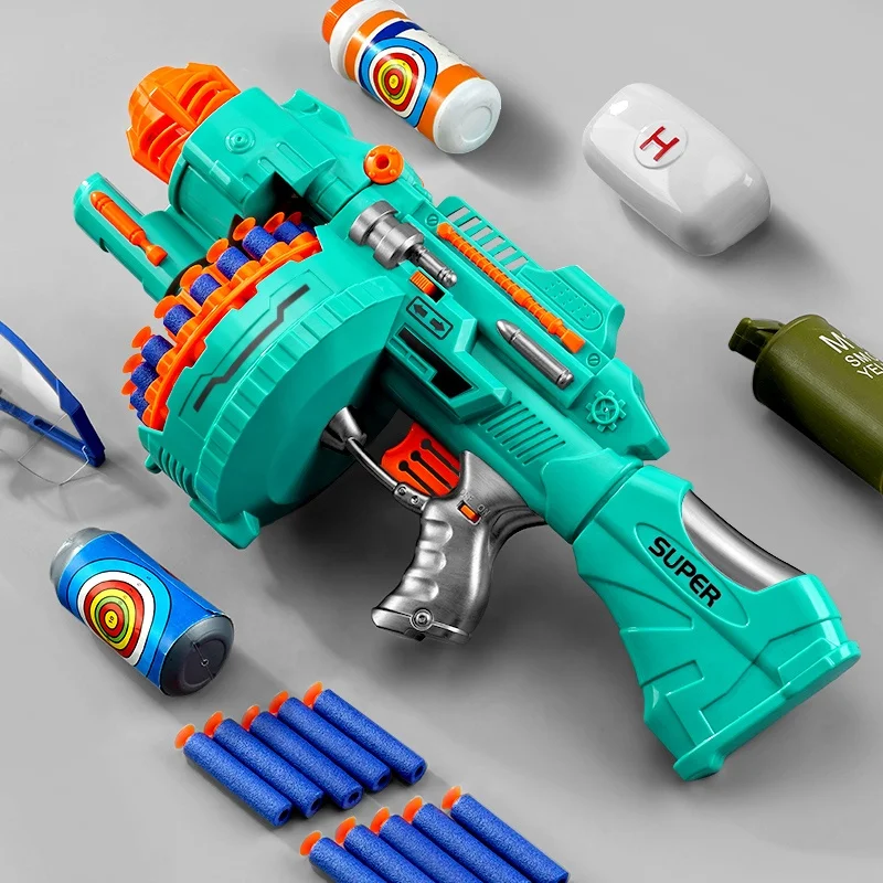 Electric Toy Foam Blaster For Kids Automatic Soft Dart Launcher With ...