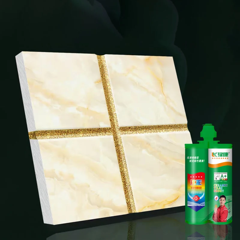 Gold Metallic Tile Grout Adhesive and Tile Grout Colour
