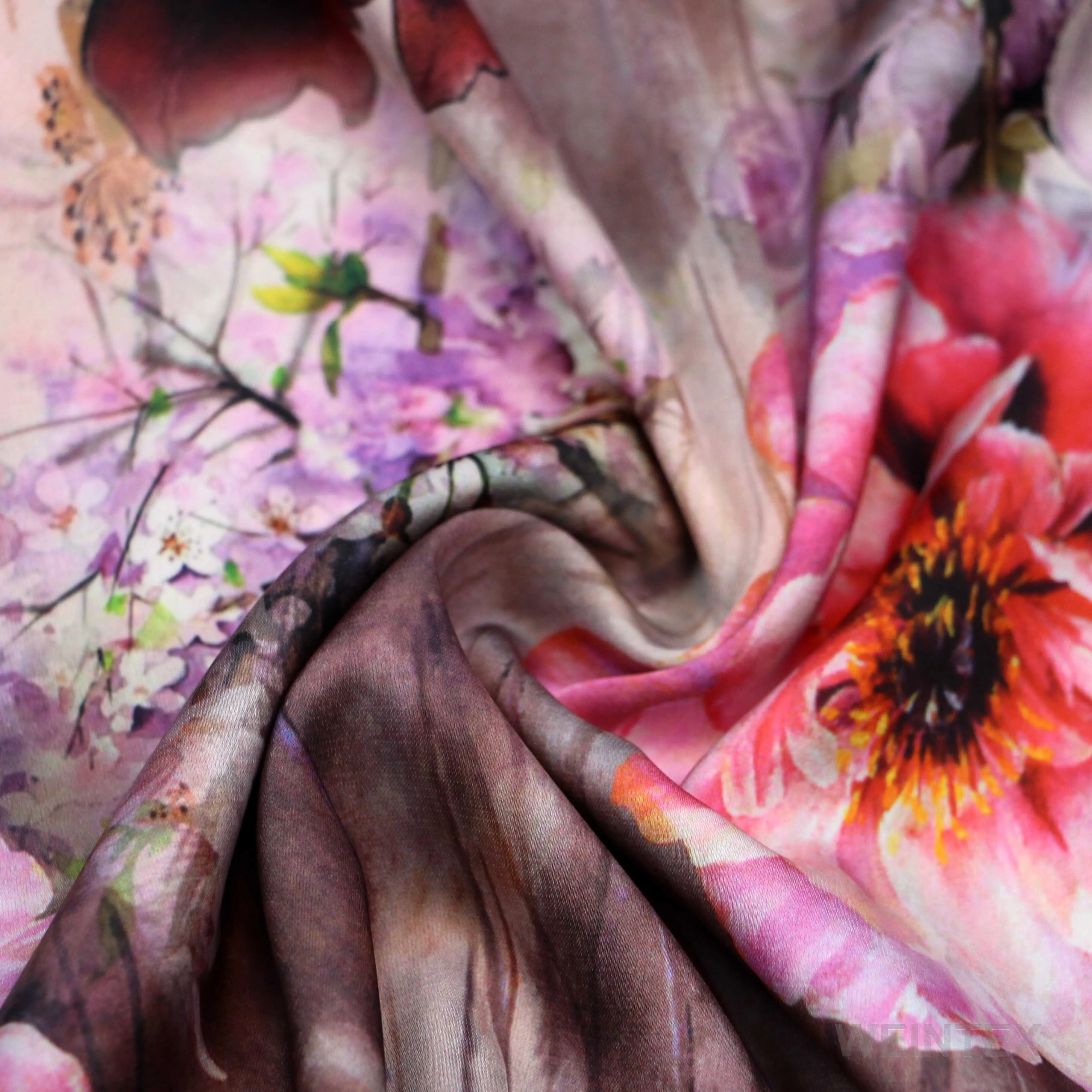 WI-E03-SM071 методом цифровой печати полиэстер спандекс/шелковая ткань с цветочным принтом полиграфические услуги