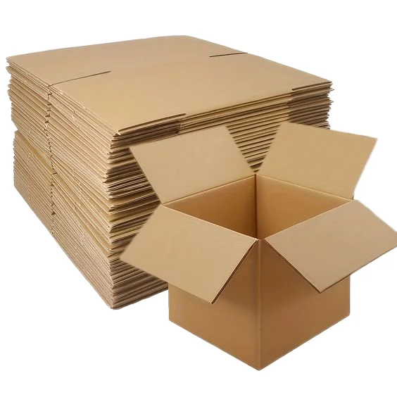 Customized logo Cardboard Box Printing Storage Paper Packaging Large Container Mailing Corrugated Cardboard Shipping Box