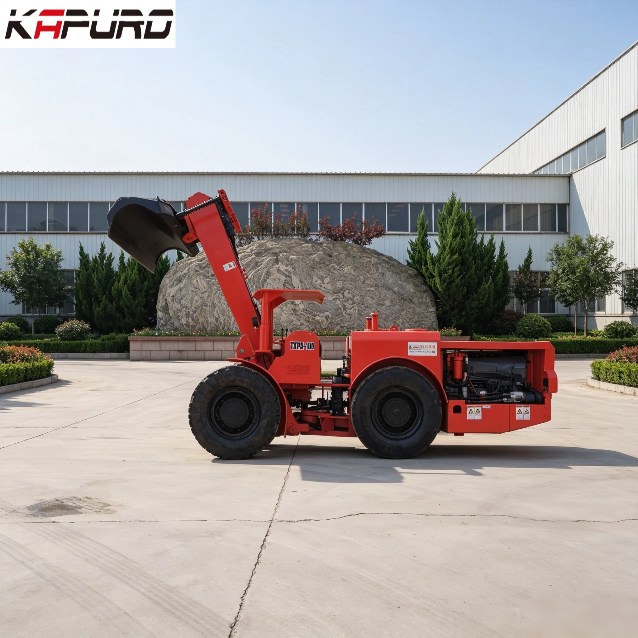 Kapuro TXPD1 Smal Ruimte Mini Padskraper 1220 mm Breedte Kompakte Mynskraper vir Nie-steenkoolmyn
