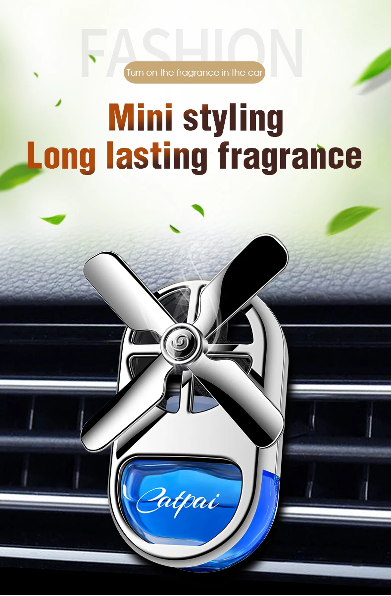 Air outlet rotating car aromatherapy liquid car air freshener creative car perfume wholesale