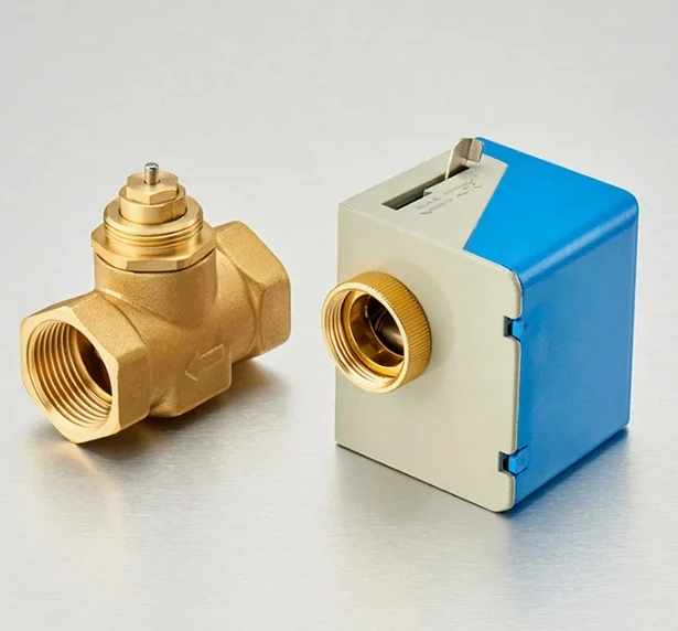 Electric Motorized Brass Ball Valve Actuator Manufacturer's Controller Float Switch Cooling Water Applications OEM Customization manufacture