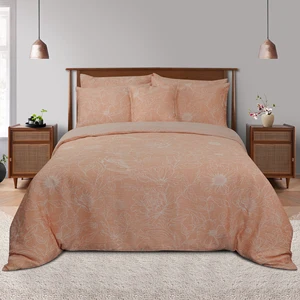 Polyester Jacquard Quilt Cover Set Tropical Floral Patterns Designer Microfiber Bedding Luxury Brand Designer Bed Sets