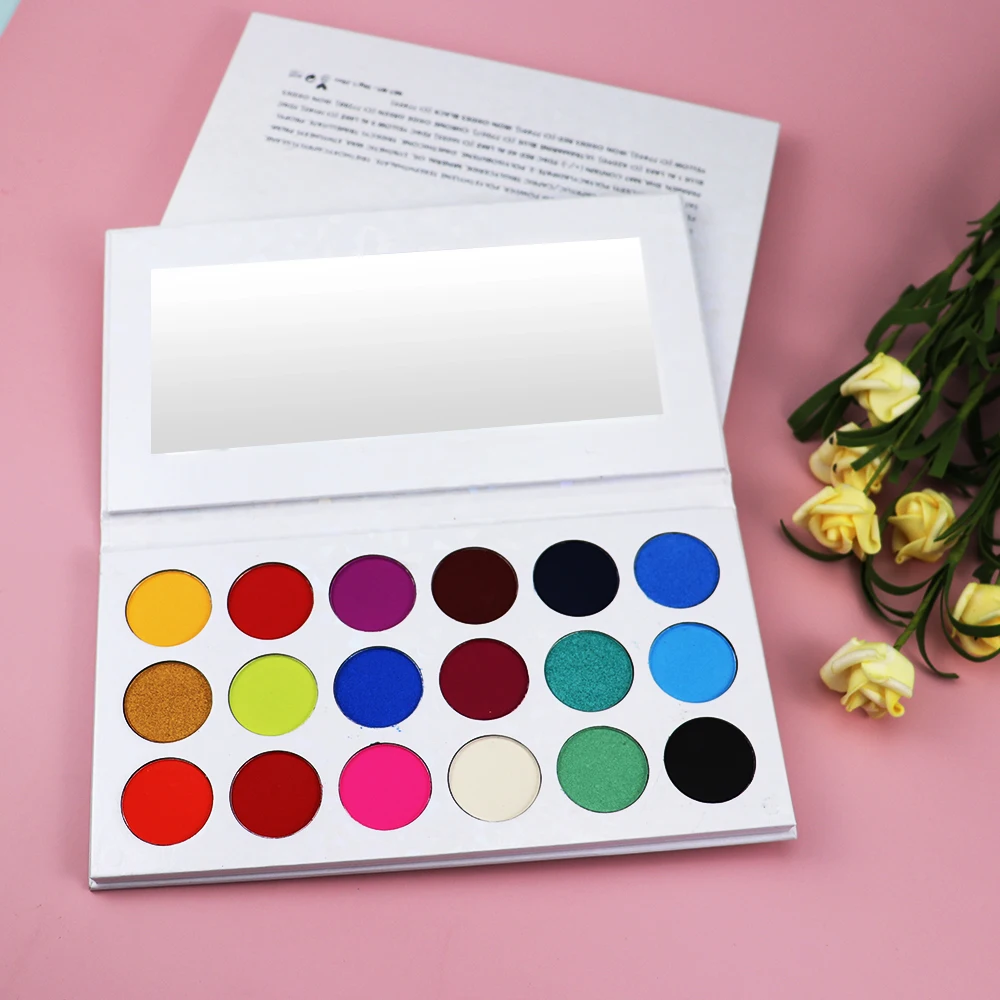 No Logo High Pigment Cruelty Free Eyeshadow Palette Private Label 18 Color Eyeshadow Cosmetics Vendors