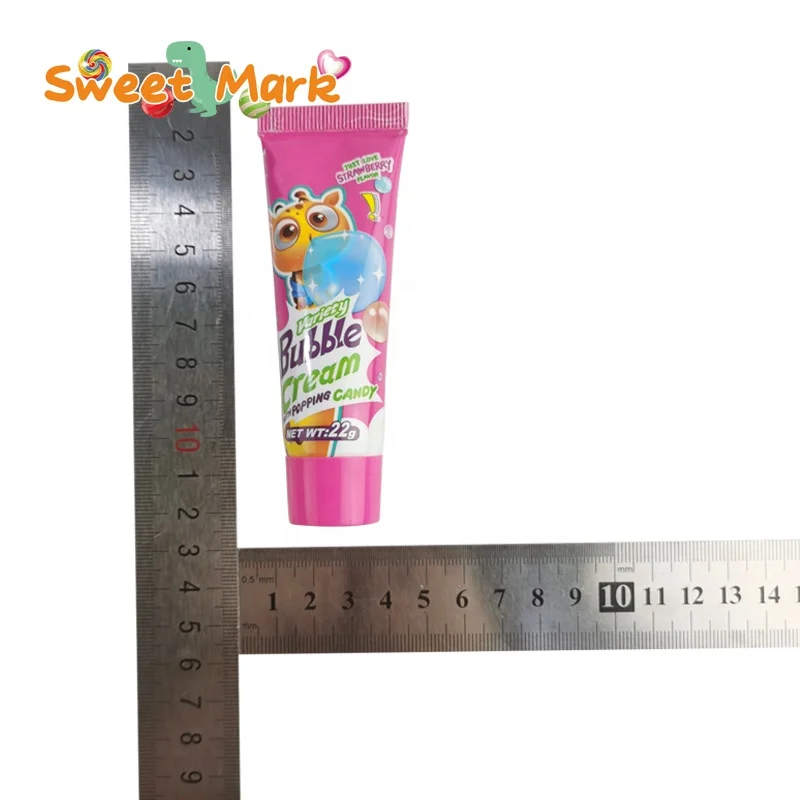 Wholesale Bubble Gum Jam Candy Toothpaste Shape Fruit Flavor Chewing