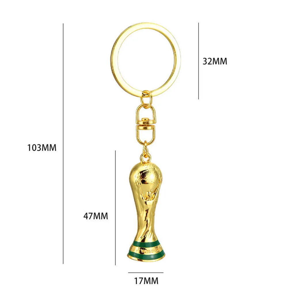 2026 FootballWorld Football Pendant Custom Top Five Leagues Carabiner Keychain Fashion Cartoon Fan Support Souvenir Gift