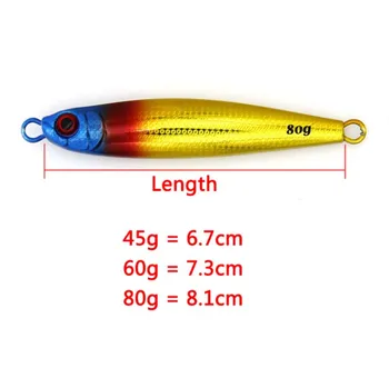 Japan Quality Lead Fish 45g 60g 80g Slow Pitch Metal Jig Fishing Lure – Metal Jig – view 4