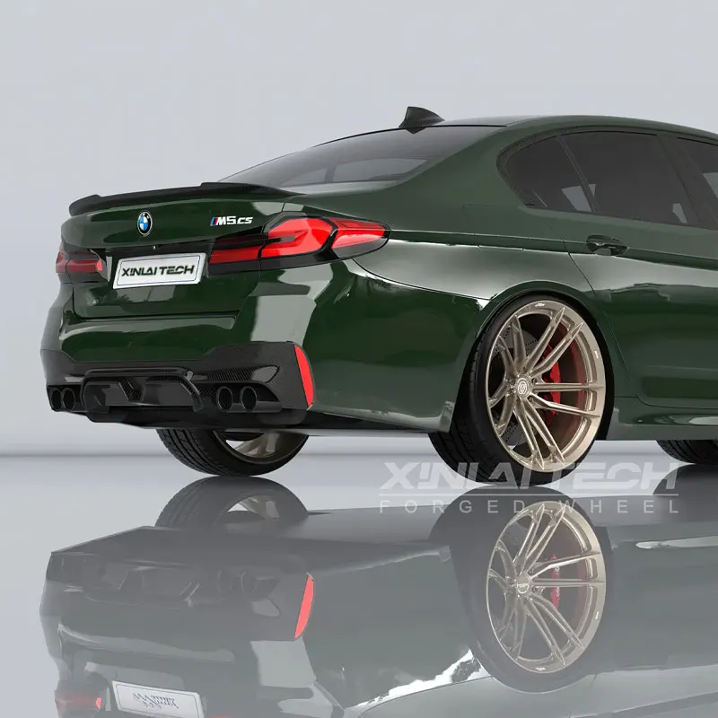 XL Bronze Finished 1-Piece Forged Monoblock Rims 5x112 5x114.3 5x127 Car Aluminum Alloy Wheels for bmw audi Mercedes Wheel - Image 1