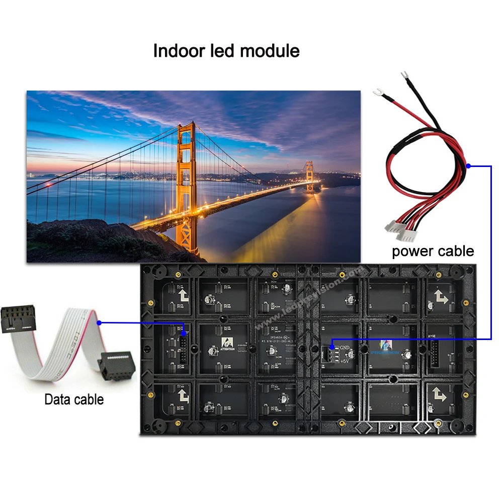 P3 Led Pinouts Indoor P3 LED Video Display Screen Module - Full Color