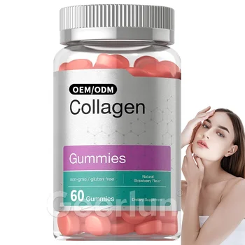 OEM ODM Collagen Gummy Candy Improves Skin Nails Hair MultiVitamin Supplements Maintain Skin Elasticity Collagen Gummies