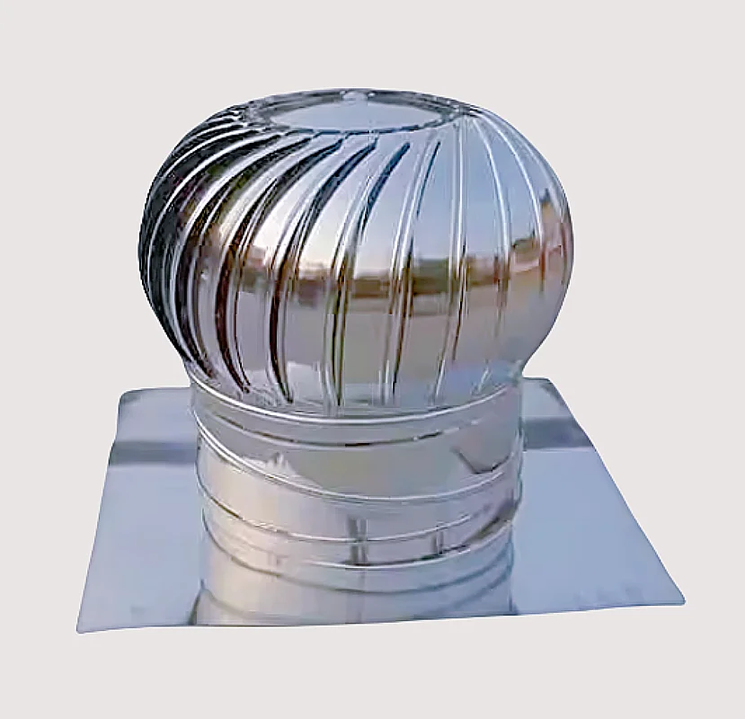 Unpowered Automatic Turbo Air Ventilation Fan Roof Top Stainless Steel Centrifugal Exhaust Fan with OEM & ODM Support
