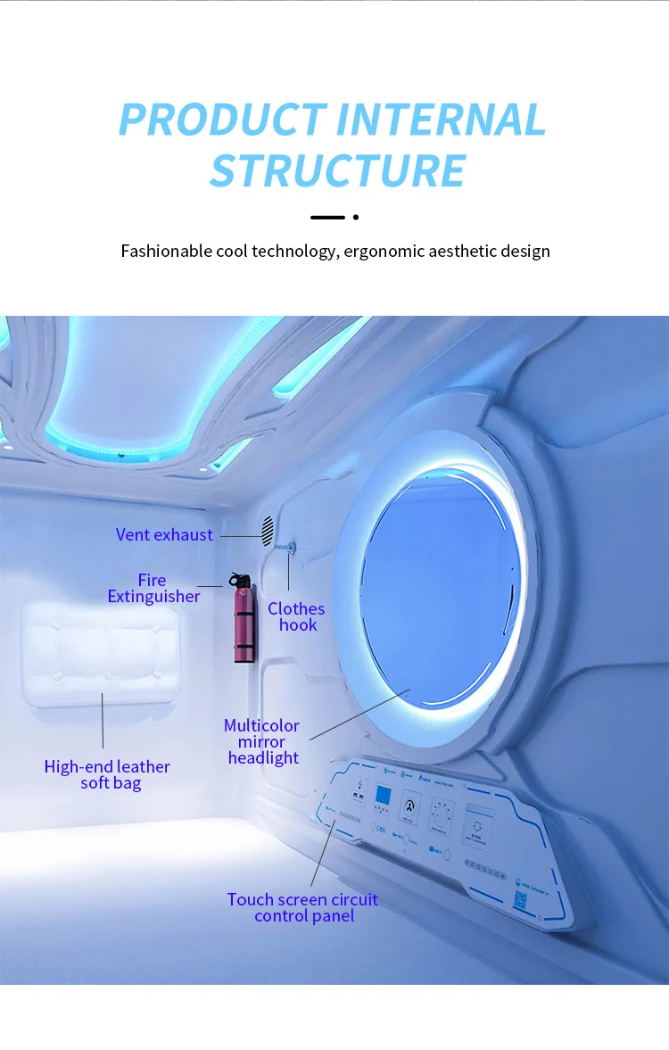 Commercial Use Sleep Pod And Hostel Concept Bed Airport Sleep Pod Sleep