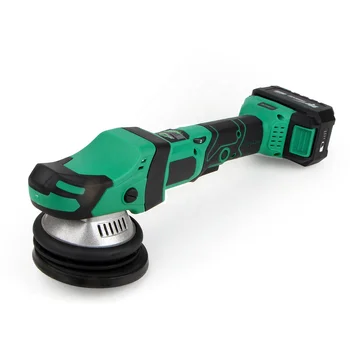 Customized 20V 4500rpm Dual Action Brushless Cordless 15mm Orbital Polisher with Battery for DIY Car Detailing