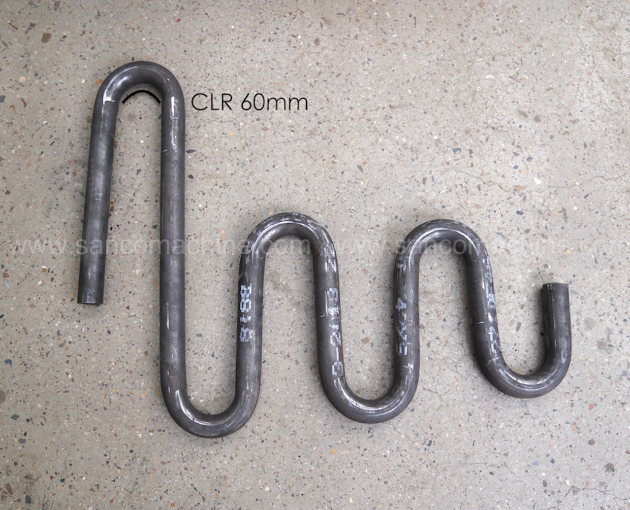 SANCO Serpentine Winding Snake Steel Pipe Tube Bending Machine for Boiler  Exchanger