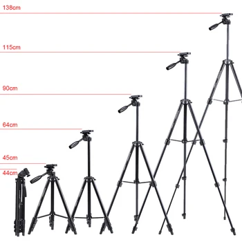 Yunteng VCT-680 Portable Aluminum Tripod With Damping Head for DSLR Camera YUNTENG 680 Tripod detail image