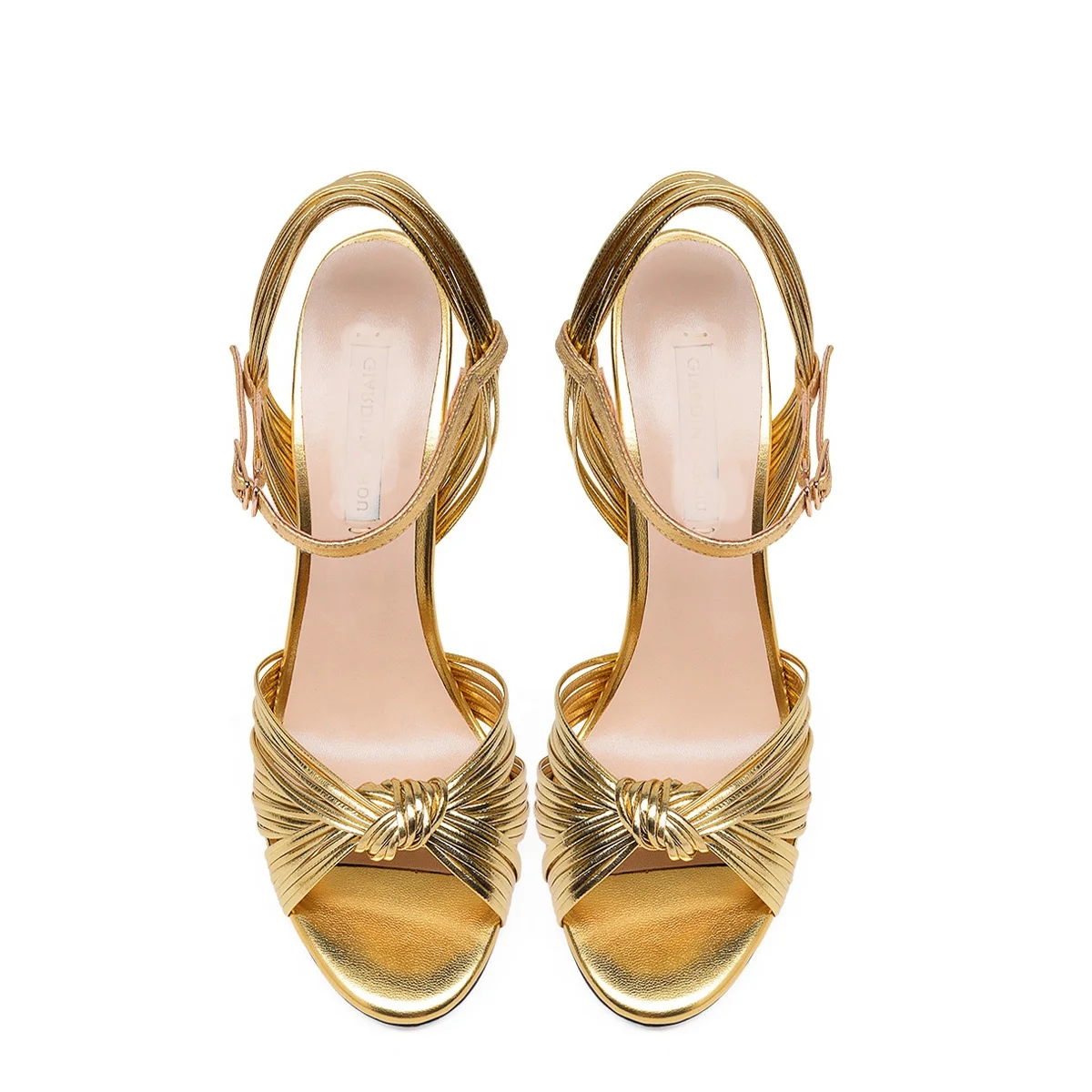 Custom Made PU Leather Stiletto Heels for Women Gold Buckle Strap Toe Heeled Sandals Low Price for Wedding Work Casual Summer