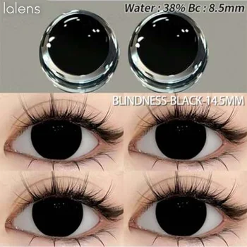 Lalens Anime Eye Colored Contact Lenses Plano Half Yearly Use Wholesale Eyes Beauty for Cosplay Power -1.00 to -8.00