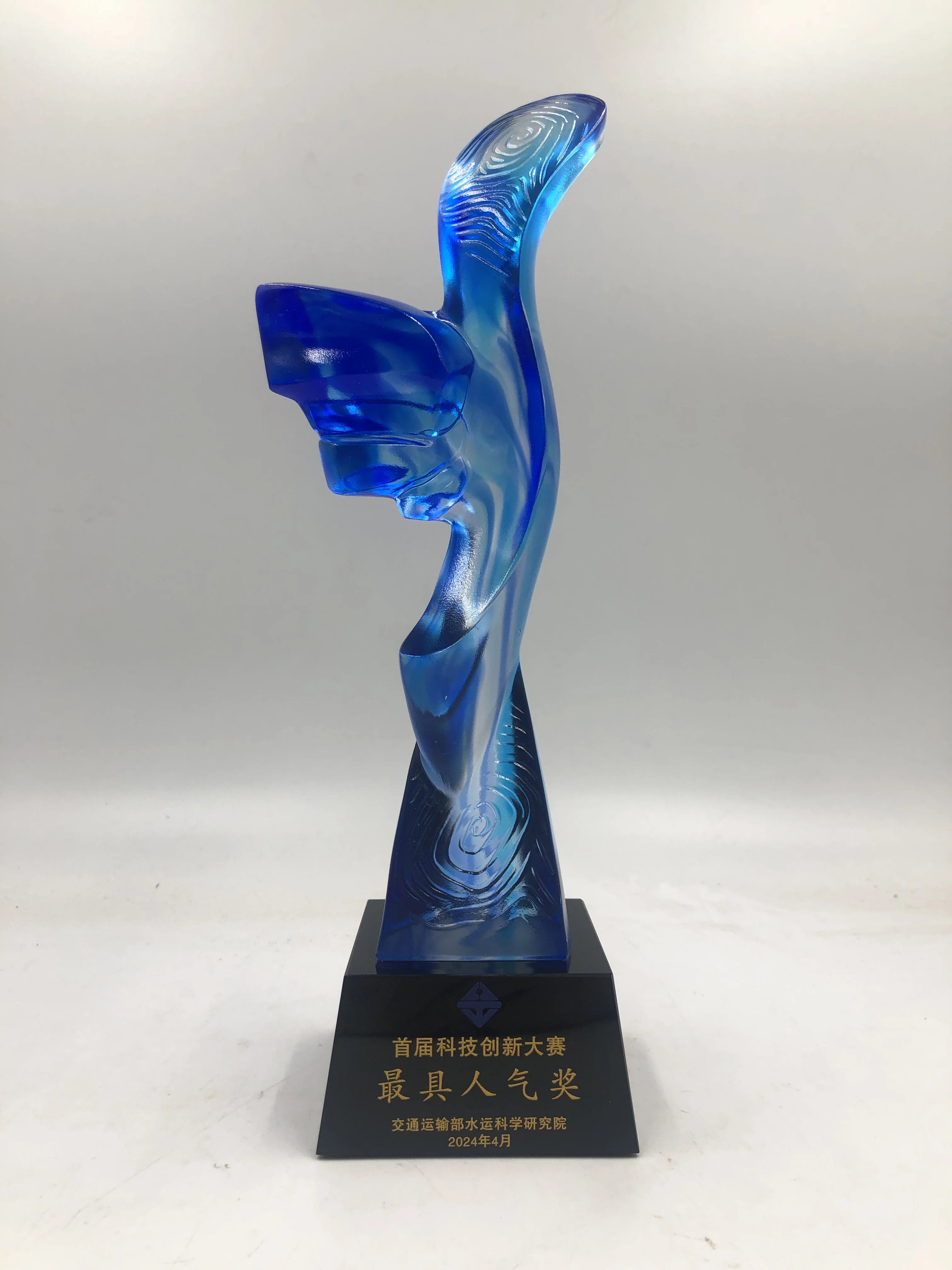 Small Bridge Medal Manufacture Custom Marathon Running Football Judo Soccer Taekwondo Gymnast LIULI Crystal Award Trophy supplier