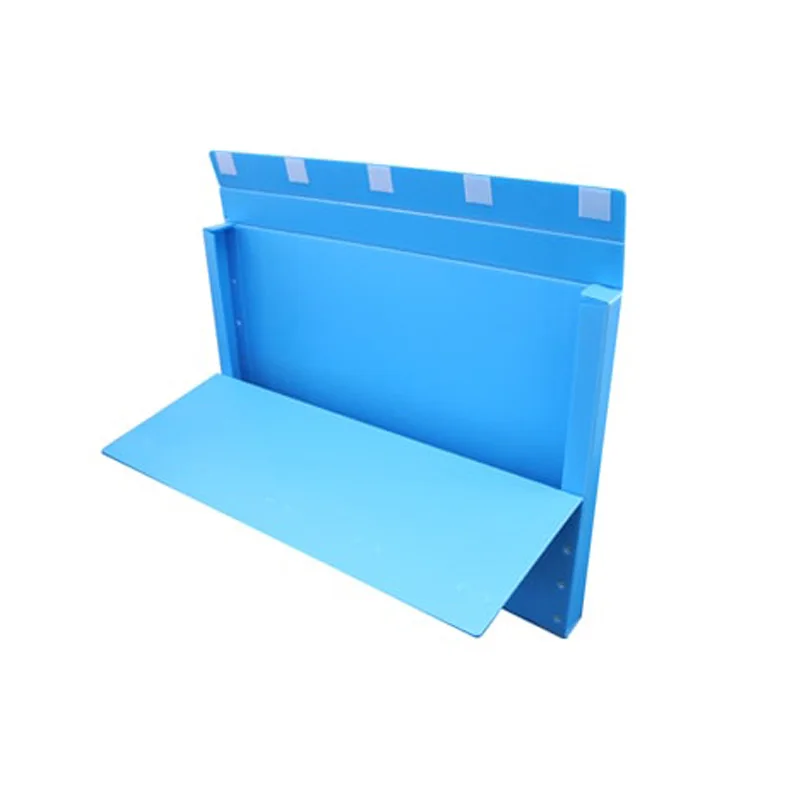 PP Hollow Board Corflute Plastic Corrugated Sheet Foldable Case PP File Coroplast Box With Handle