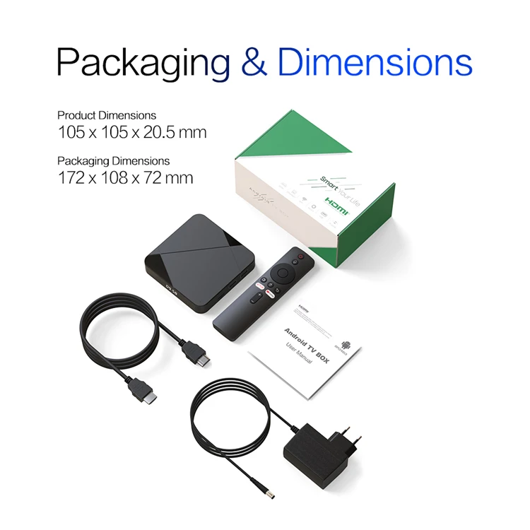 Tanix TX5 Android 14 TV Box 14.0 HD 4K Decoder Smart Tvbox Amlogic S905Y5 Quad Core WiFi 4G RAM 64G ROM Media Player Set-Top Box