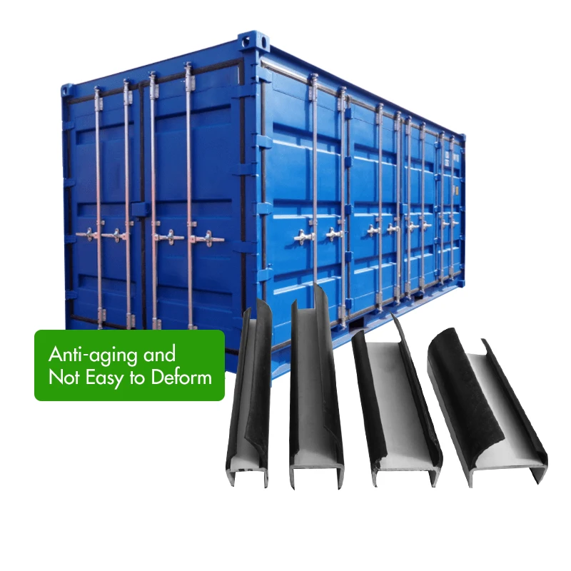 Shipping Container Door Gasket Refrigerated Truck Epdm Pvc H/u/f Shape