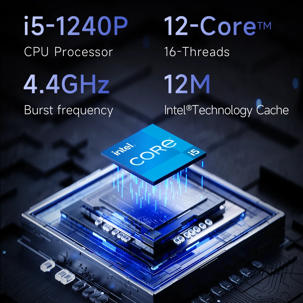 Core I5 12th Intel New Laptop 15.6 Inch 1080P IPS 16GB DDR4 512GB 256GB SSD Brand New Laptops I5 Gaming Laptop
