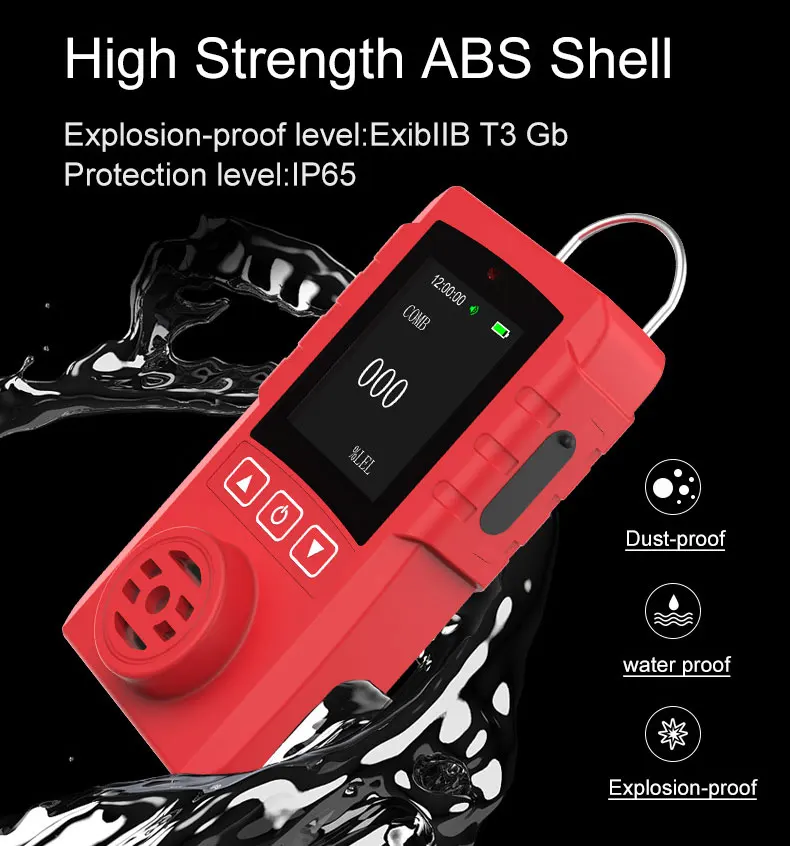 Portable Acetylene Gas Detector Rechargeable C2H2 Detectors