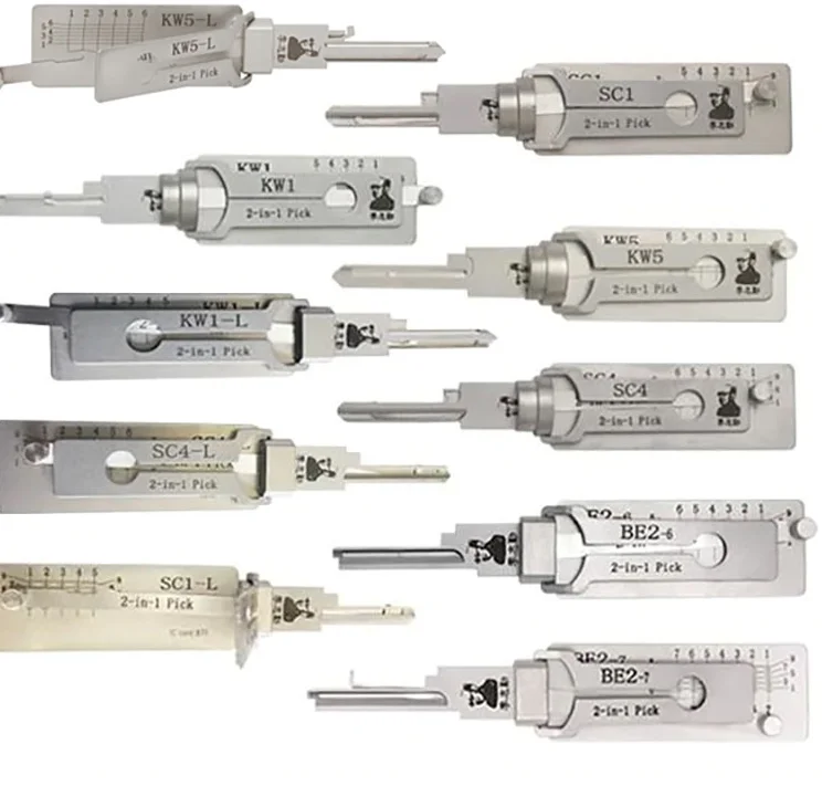 Free Ship LISHI 2 in 1 Lock Pick - HD5649 for Locksmiths