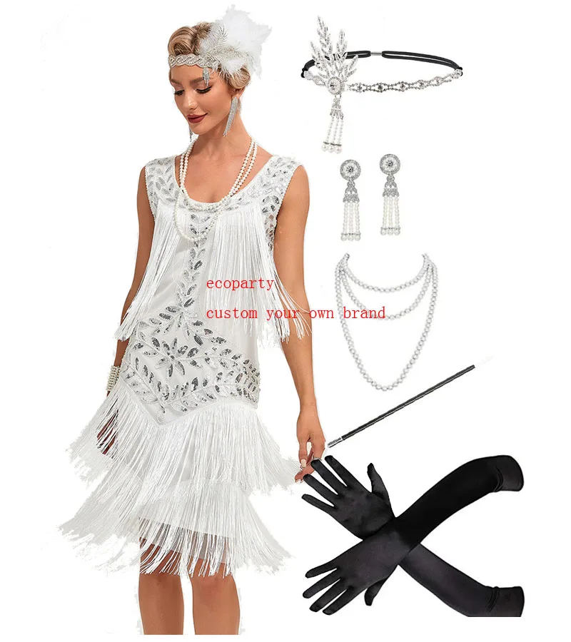 Ecoparty Women's Flapper Dresses - 1920s Great Gatsby Style