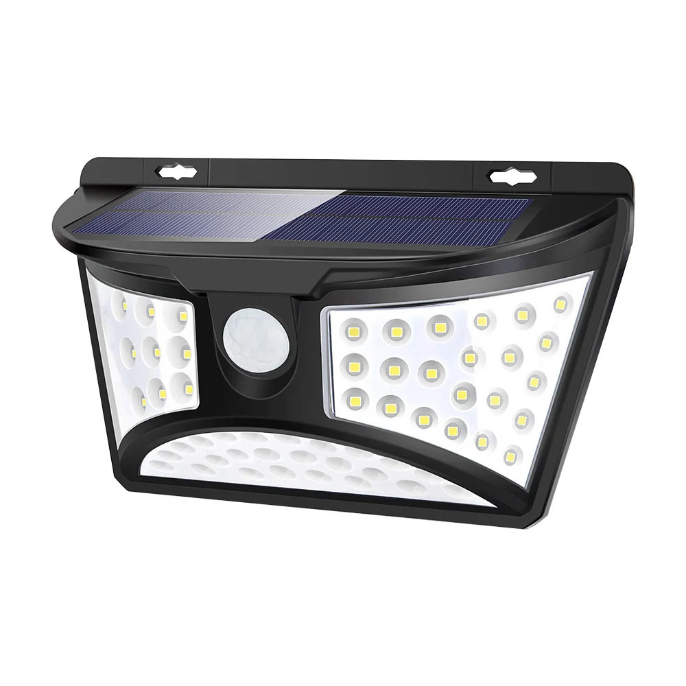 68 LED Solar Garden Lights Outdoor With 270 Degree Wide Angle Waterproof PIR Motion Sensor Security Light