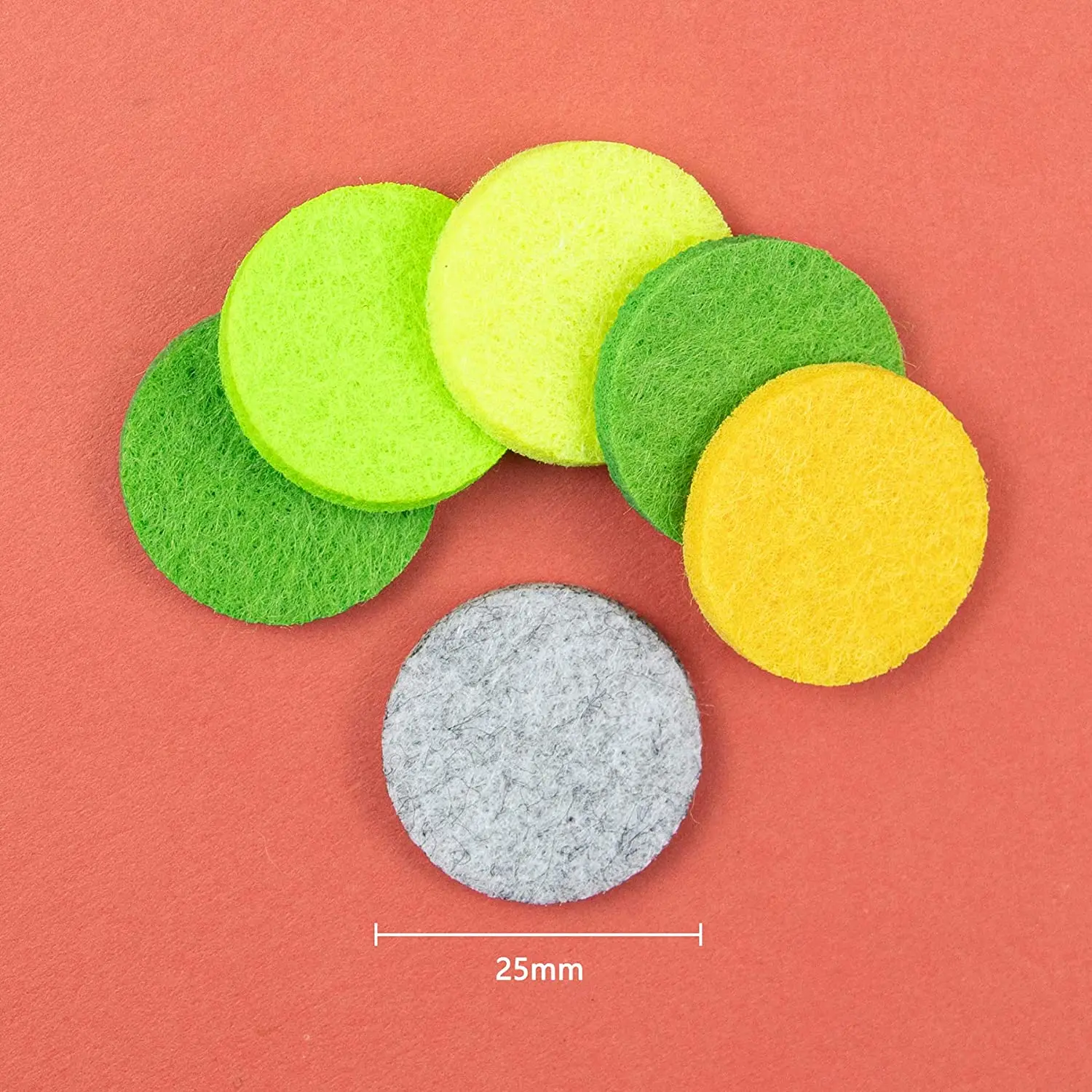 Felt Pads Round Perfume Oil Diffuser Locket Necklace Refill Pads for Bracelet Car Diffuser Vent Clip
